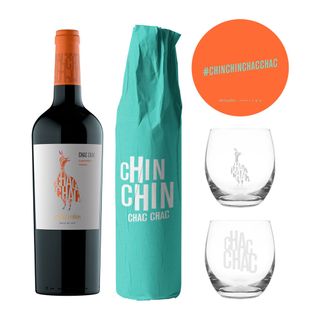 Estuche Cabernet Franc + Malbec Rosé + 2 vasos